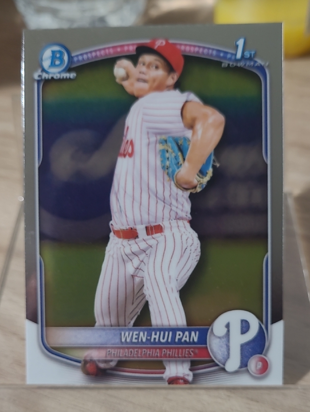 Wen-Hui Pan Philadelphia Phillies Rookie Card - 2026 Bowman Chrome